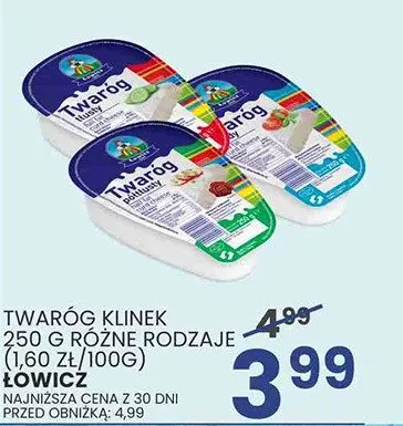 Twaróg klinek różne rodzaje promocja w Wafelek