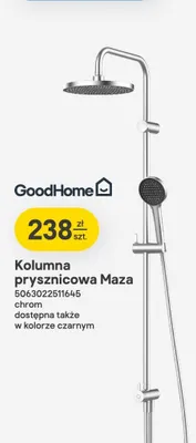 Kolumna prysznicowa Maza chrom GoodHome promocja w Castorama