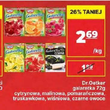 Galaretka wiśniowa Dr.Oetker promocja w API Market