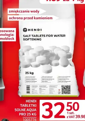 Tabletki solne Aqua Pro Hendi promocja w Selgros