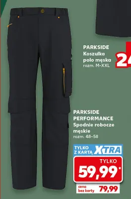 Spodnie robocze męskie Parkside Performance promocja w Kaufland