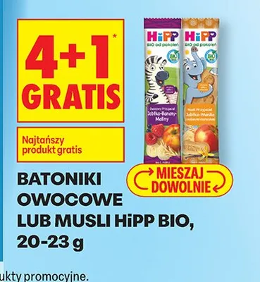 Batoniki owocowe mieszaj dowolnie promocja w Biedronka