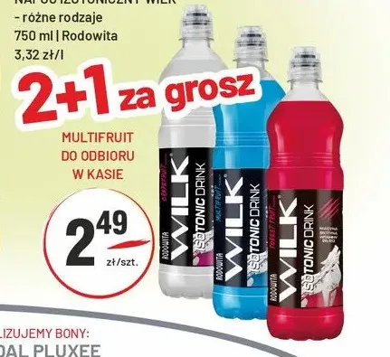 Napój izotoniczny Wilk Grapefruit promocja w Sedal