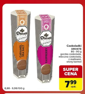 Czekoladki Droste mleczna czekolada promocja w Carrefour Market
