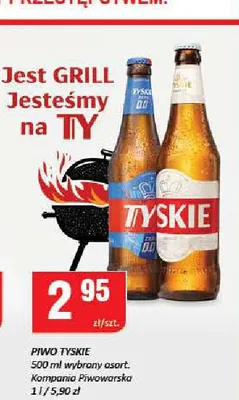 Piwo Tyskie Gronie promocja w Chorten