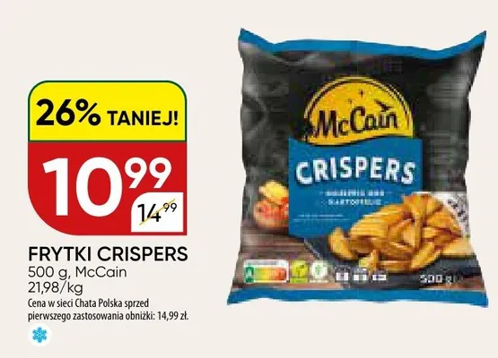 Frytki Crispers McCain promocja w Chata Polska