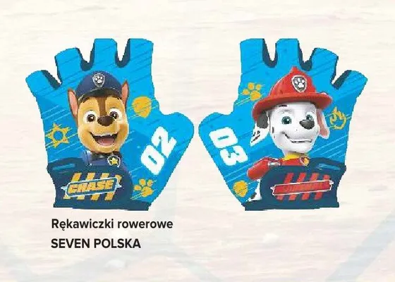 Rękawiczki rowerowe Seven Polska promocja w Carrefour Market
