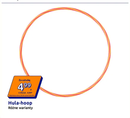 Hula-hoop promocja w Action