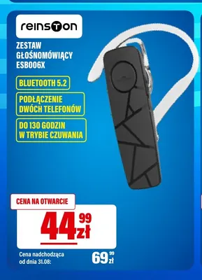 Zestaw głośnomówiący Reinston ESB006X promocja w RTV EURO AGD