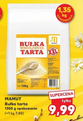Bułka tarta promocja w Kaufland
