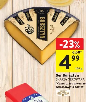 Ser Bursztyn Skarby Serowara promocja w Intermarche