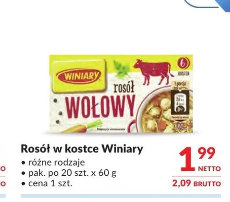 Rosół w kostce Winiary promocja w Makro