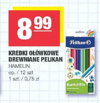 Kredki ołówkowe drewniane Pelikan promocja w SPAR