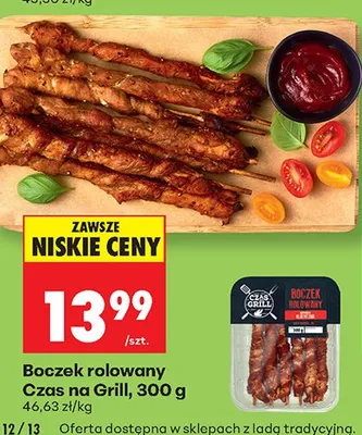 Boczek rolowany Czas na Grill promocja w Biedronka