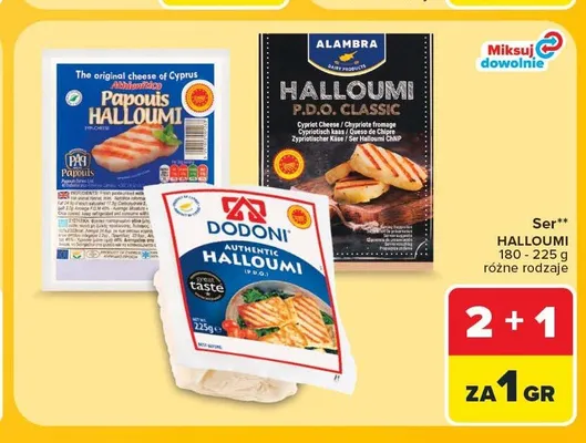 Ser Halloumi Alambra promocja w Carrefour Market