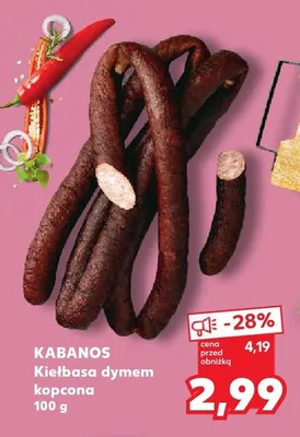 Kiełbasa dymem kopcona promocja w Kaufland