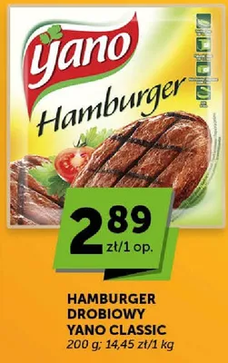 Hamburger drobiowy Classic promocja w ABC