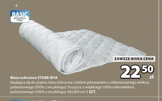 Mata ochronna Store Mya 85x200 cm promocja w Jysk