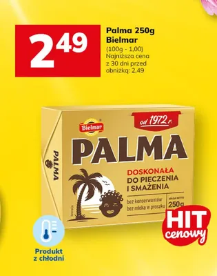 Margaryna do pieczenia i smażenia Palma promocja w Hitpol