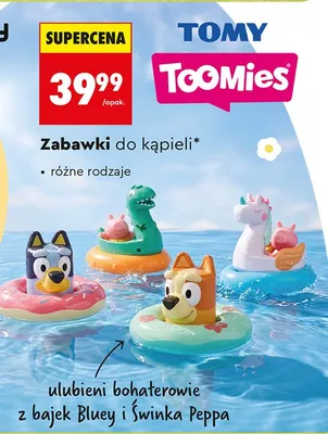 Zabawki do kąpieli, różne rodzaje promocja w Biedronka