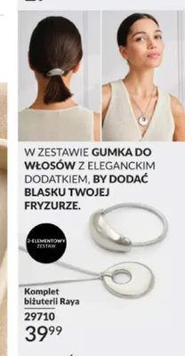 Komplet biżuterii Raya promocja w AVON