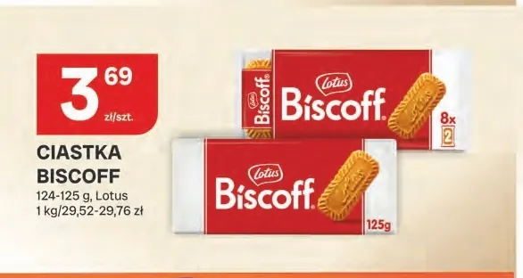 Ciastka Biscoff Lotus 125 g promocja w Chorten