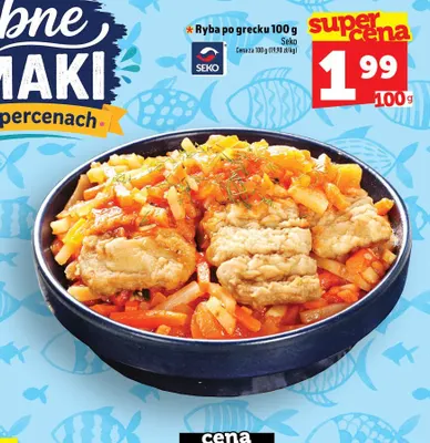 Ryba po grecku Seko promocja w TOPAZ
