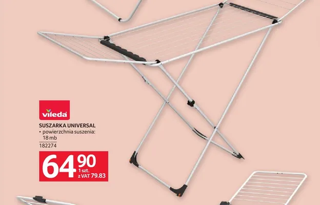 Suszarka Universal Vileda promocja w Selgros