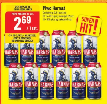 Piwo Harnas promocja w POLOmarket