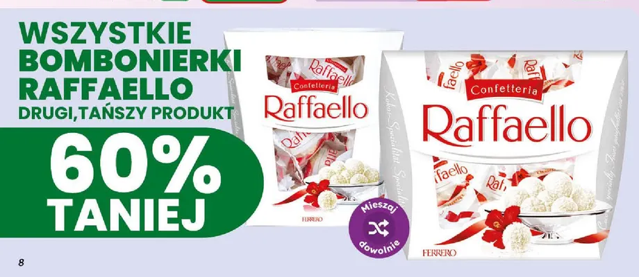 Bombonierki Raffaello promocja w Dino