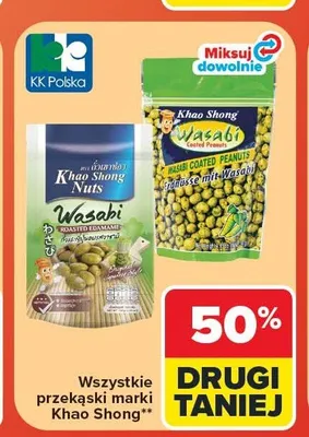Przekąska Roasted Edamame Khao Shong promocja w Carrefour