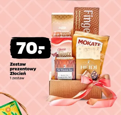 Zestaw prezentowy Złocień promocja w Netto
