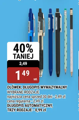 Długopis automatyczny promocja w bi1