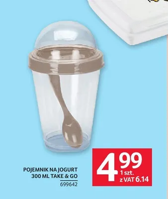 Pojemnik na jogurt Take & Go promocja w Selgros