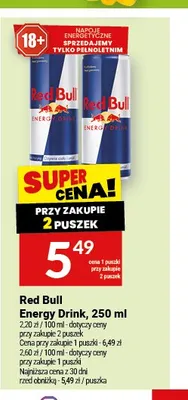Red Bull Energy Drink promocja w Twój Market