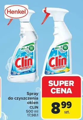 Spray do czyszczenia okien różne rodzaje promocja w Carrefour