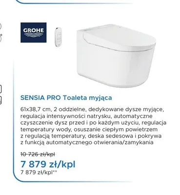 Toaleta myjąca Grohe Sensia Pro promocja w Blu Salony Łazienek