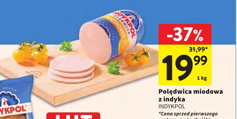 Polędwica miodowa z indyka Indykpol promocja w Intermarche