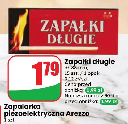 Zapałki długie promocja w Dino