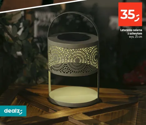 Latarenka solarna z uchwytem promocja w Dealz