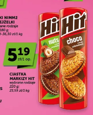 Ciastka markizy Hit Choco promocja w Euro Sklep