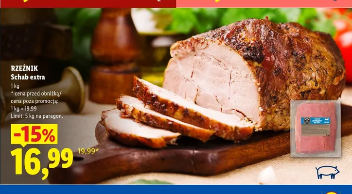 Schab extra Rzeźnik promocja w Lidl