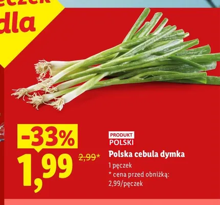 Polska cebula dymka promocja w Lidl