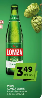 Piwo Łomża Jasne promocja w Groszek