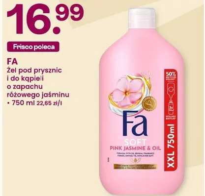 Balsam do ciała fa soft pink jaśmin i olejek promocja w Frisco