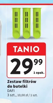 Zestaw filtrów do butelki DAFI promocja w Intermarche