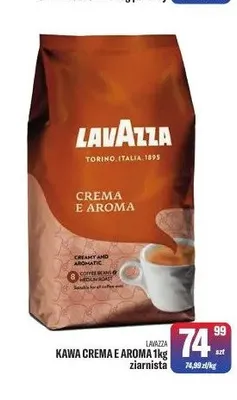 Kawa ziarnista Lavazza Crema e Aroma promocja w Tomi Markt