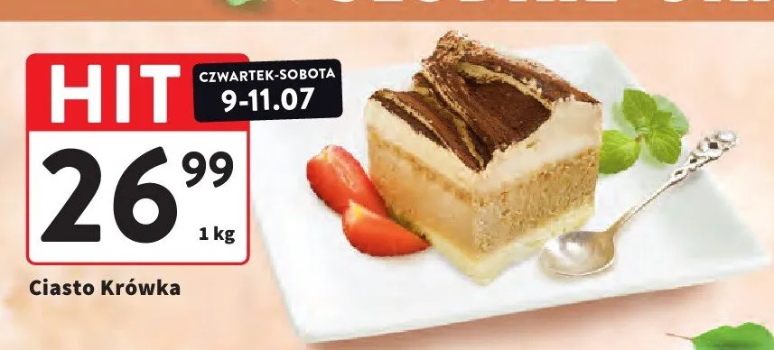 Ciasto Krówka promocja w Intermarche