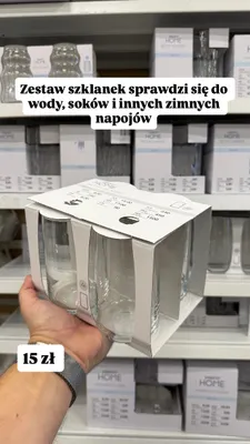 Zestaw szklanek Pepco Home promocja w Pepco