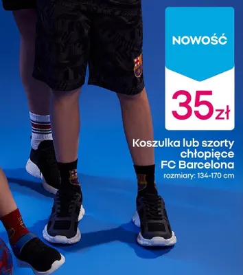 Szorty chłopięce FC Barcelona promocja w Pepco